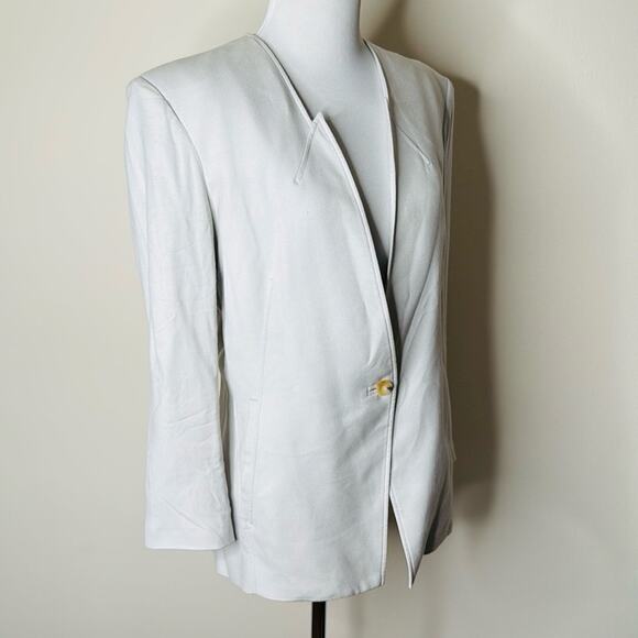 Helmut Lang Light Gray Blazer - Picture 2 of 7